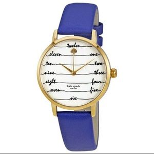 Kate Spade ♠️ watch w/ blue leather band